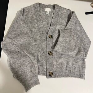H&M Grey Tortoise Button Cardigan